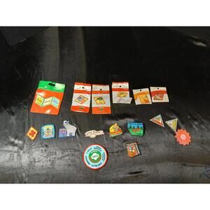 Vintage Girl Scouts Iron-On and Sew-On Cadette Journey Award Badges and Patches